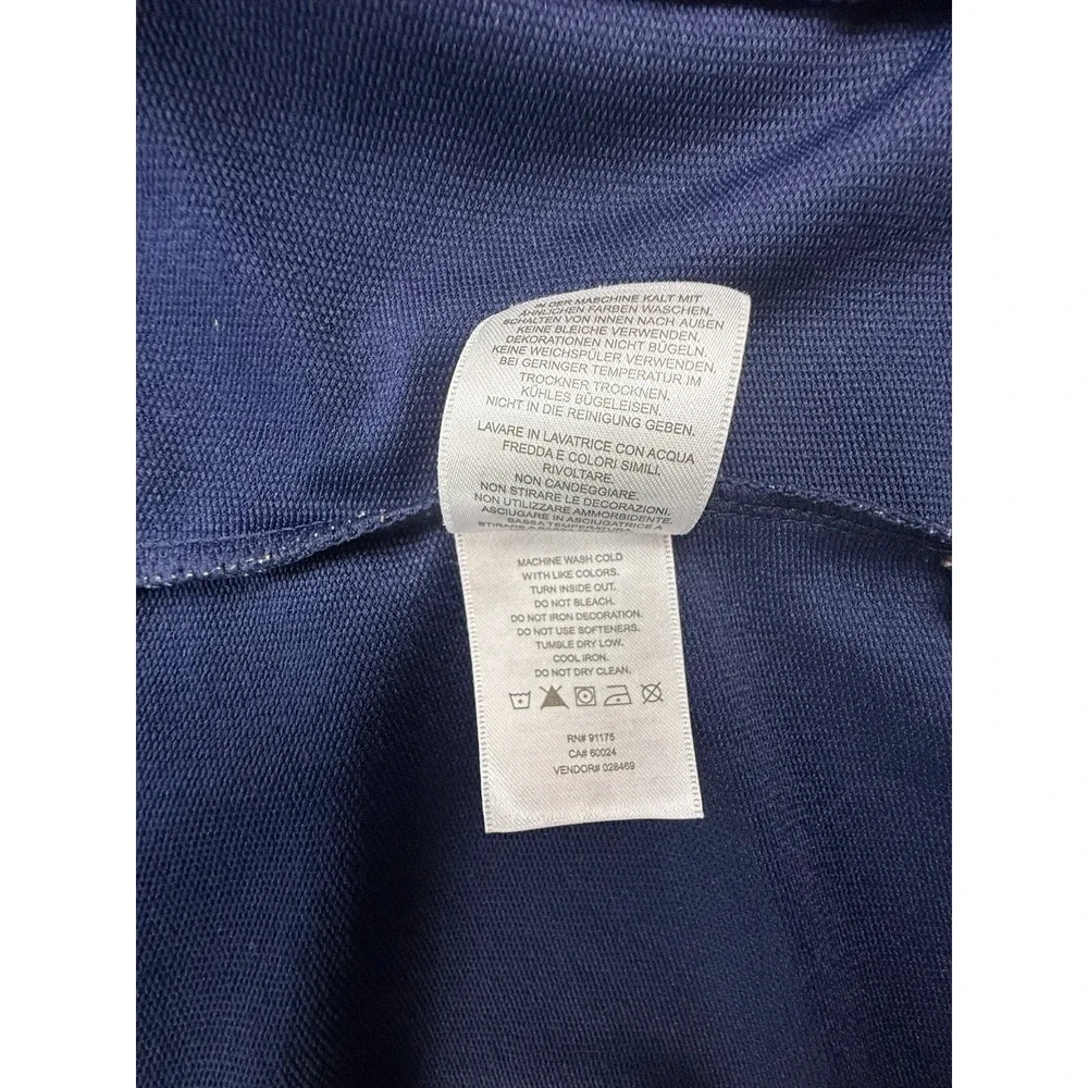 FILA Cincinnati Western & Southern Open Tennis Track Jacket Navy Blue Men's XL